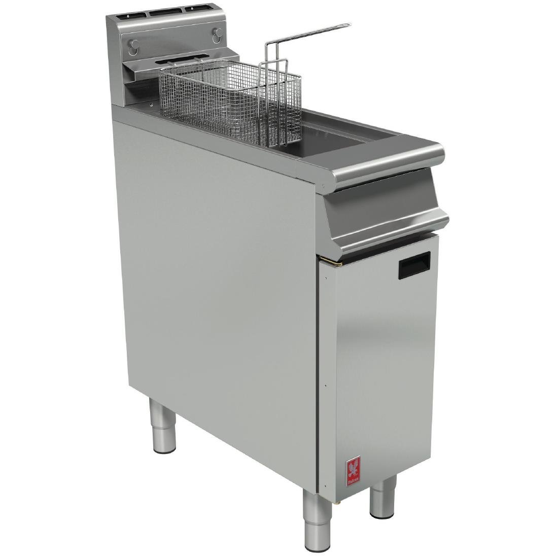 Falcon Dominator Single Tank Single Basket Free Standing Propane Gas Fryer G3830 - GP019-P Freestanding Gas Fyers Falcon