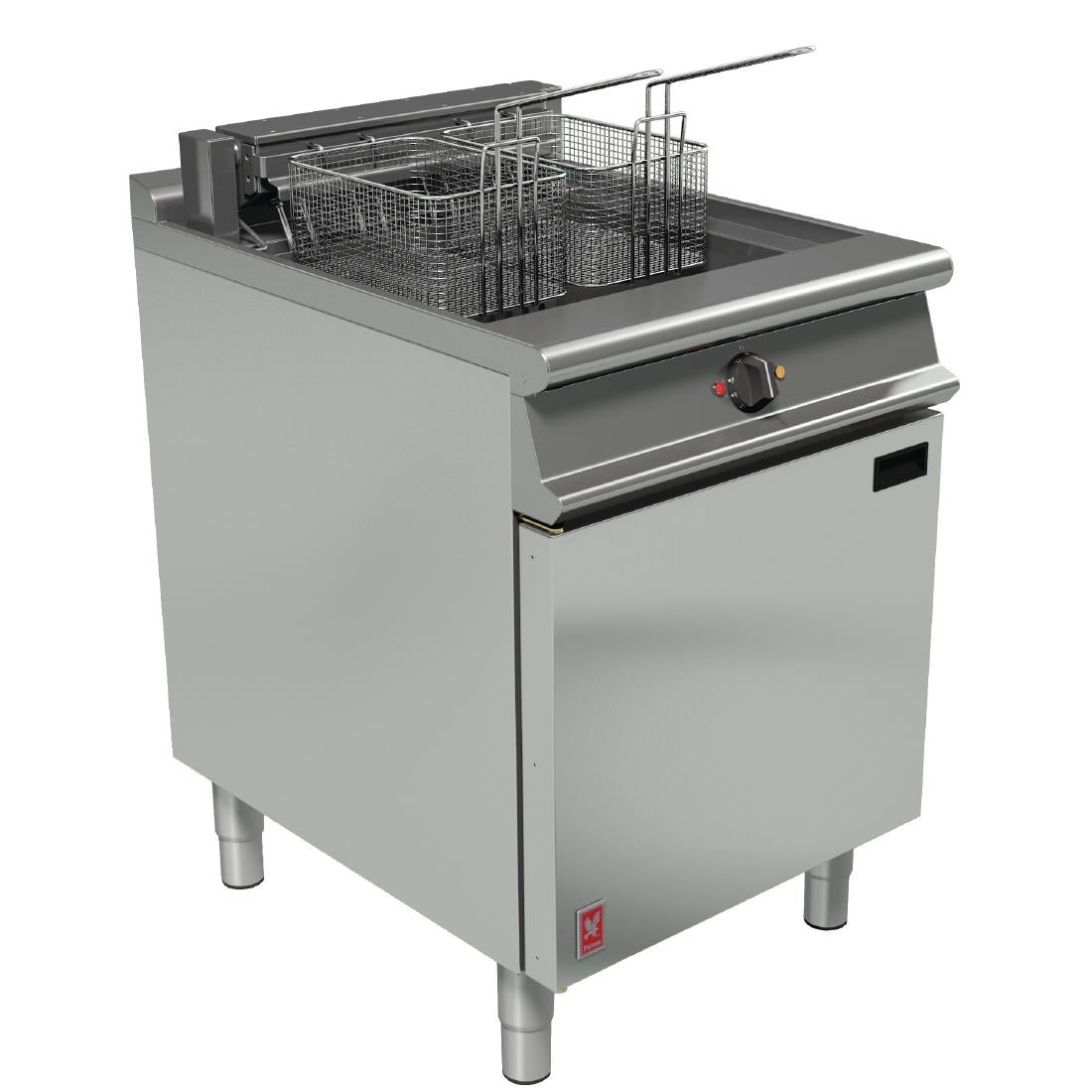 Falcon Dominator Single Tank Twin Basket Free Standing Electric Fryer E3860 - GP096 Freestanding Gas Fyers Falcon