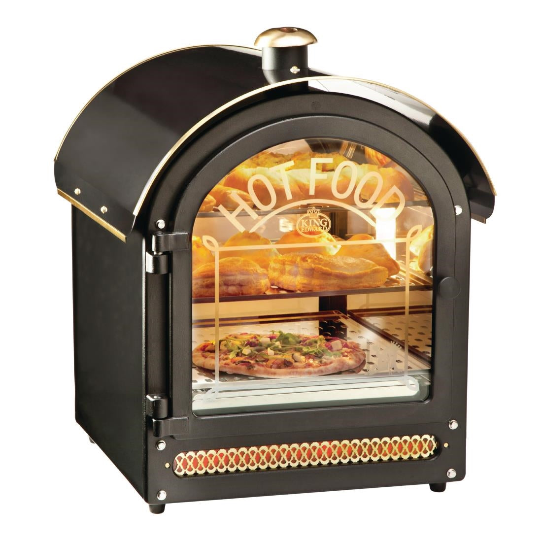 King Edward Hot Food Merchandiser Black HFMV - GP284 King Edward