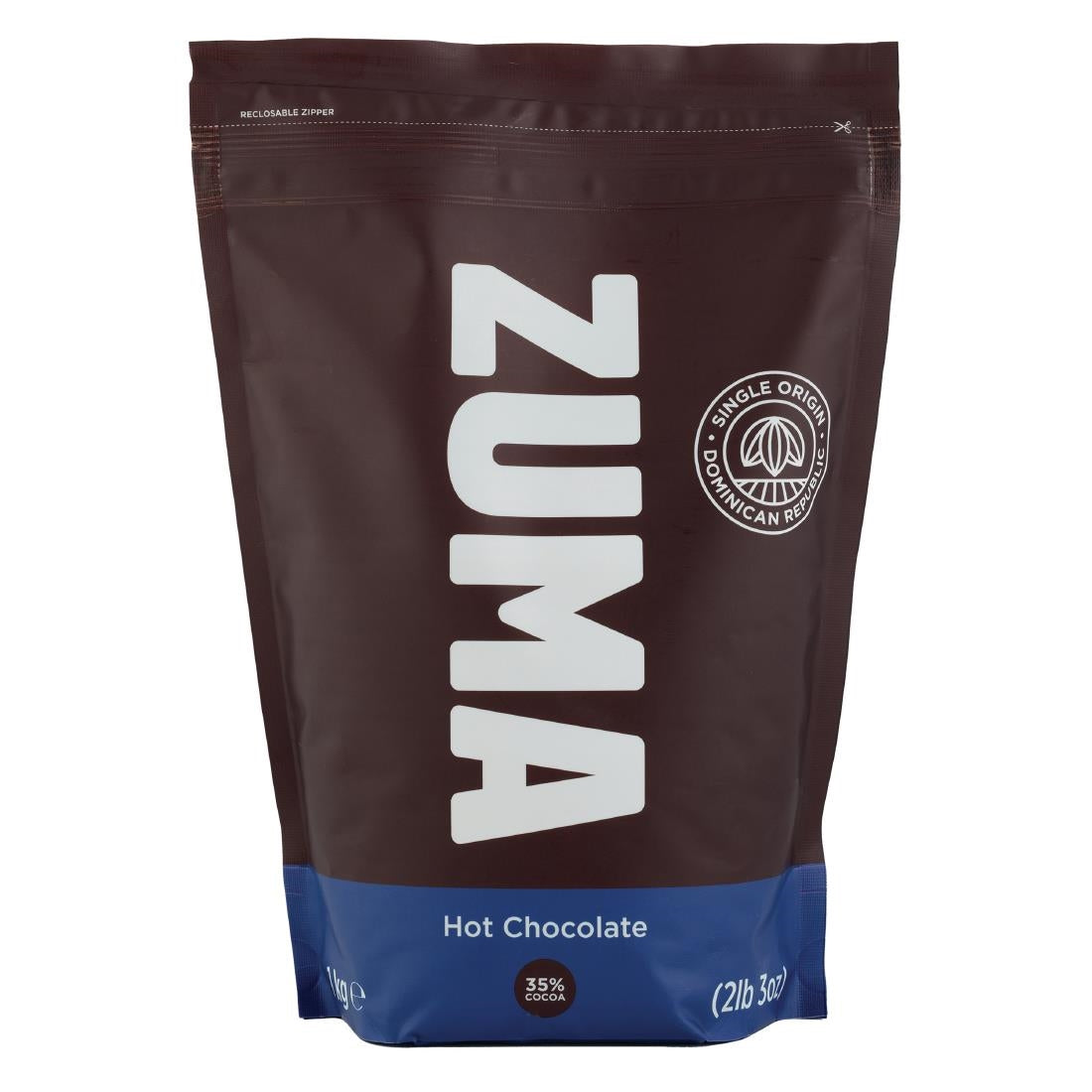 Zuma Dominican Republic Origin Hot Chocolate 1kg Bag - GP391 Zuma