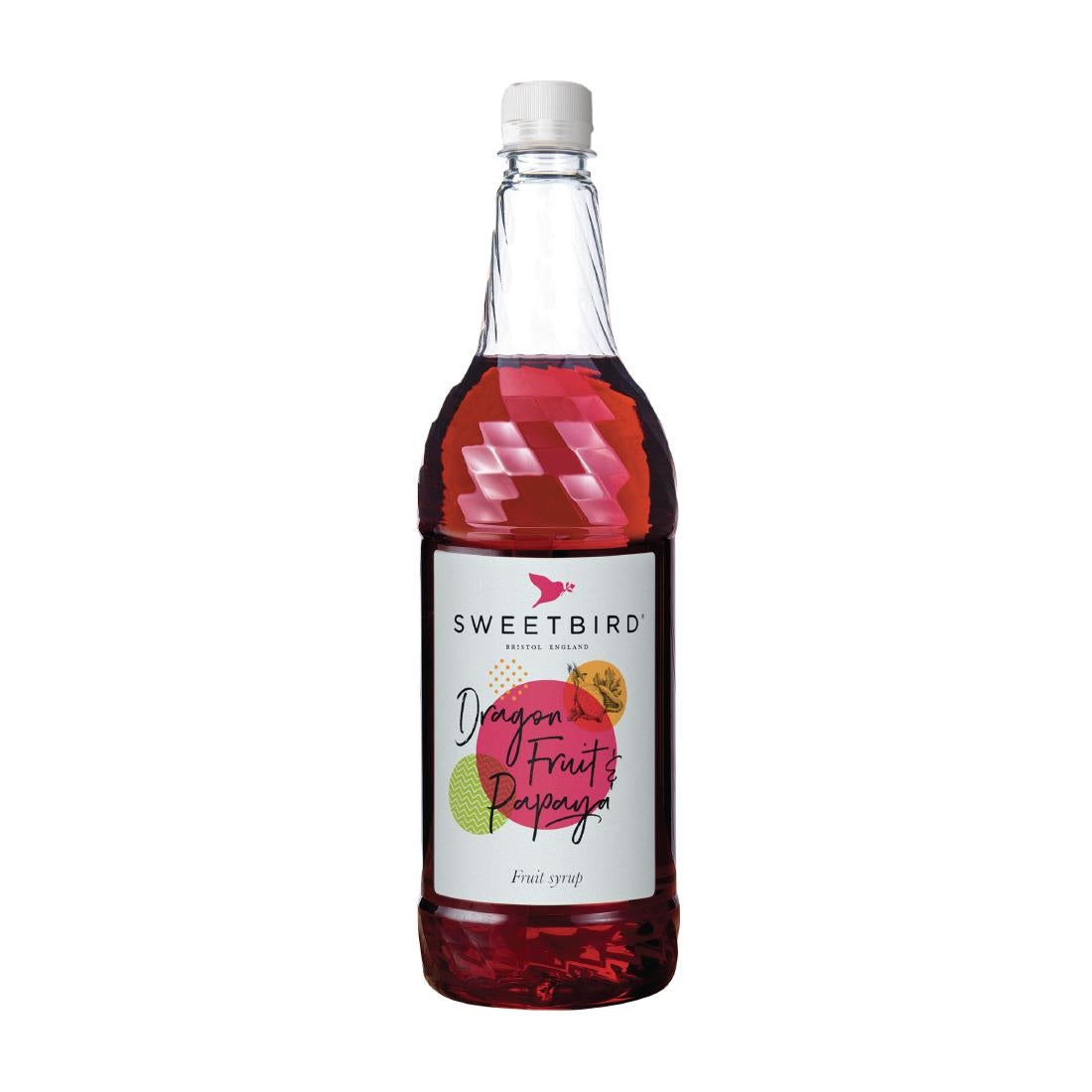 Sweetbird Dragonfruit and Papaya Syrup 1Ltr Bottle - GP393 Sweetbird