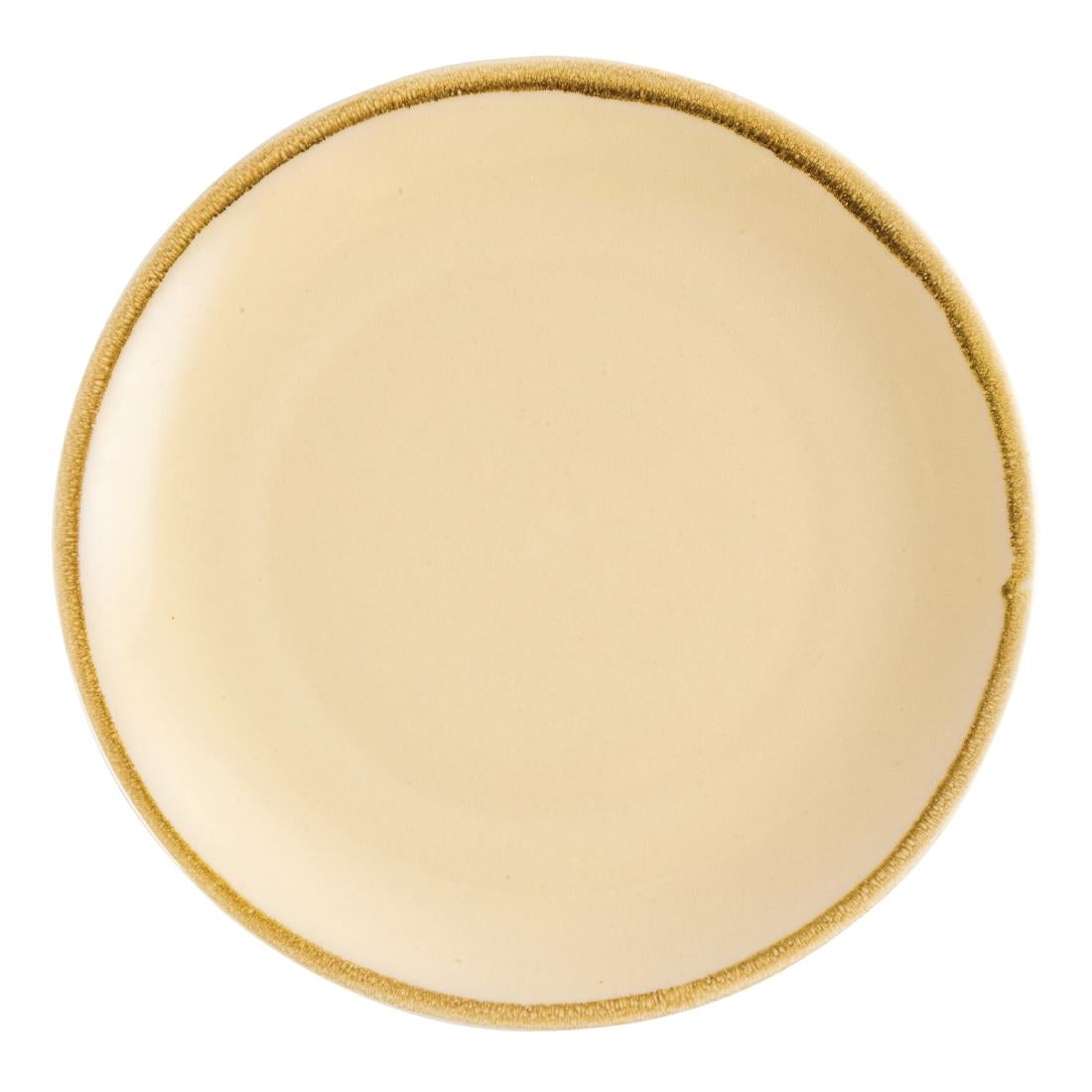Olympia Kiln Round Plate Sandstone 280mm (Pack of 4) - GP462 Plates Olympia
