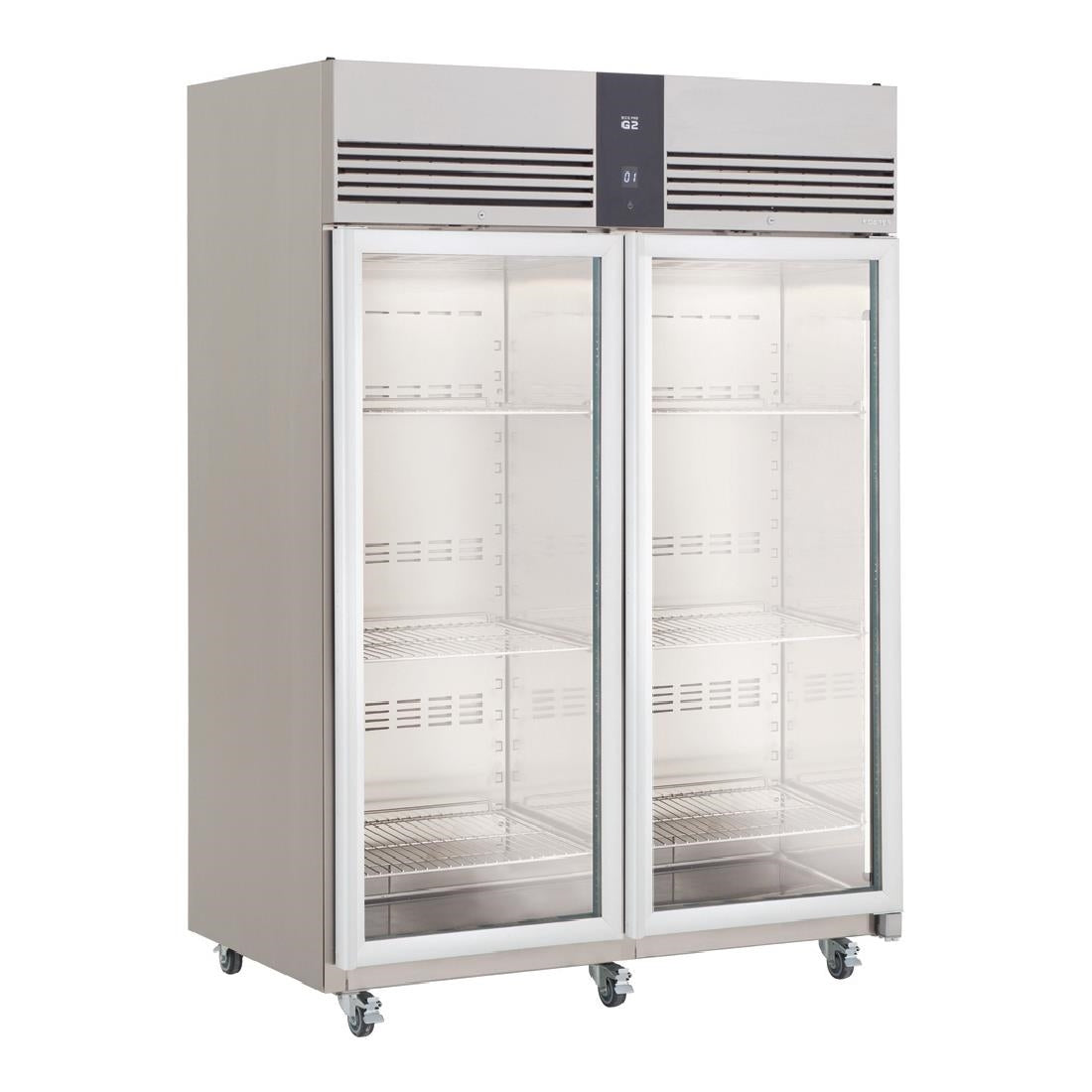 Foster EcoPro G3 2 Glass Door 1350L Cab Fridge (StSt Ext/Int) | EP1440G Foster Refrigerator