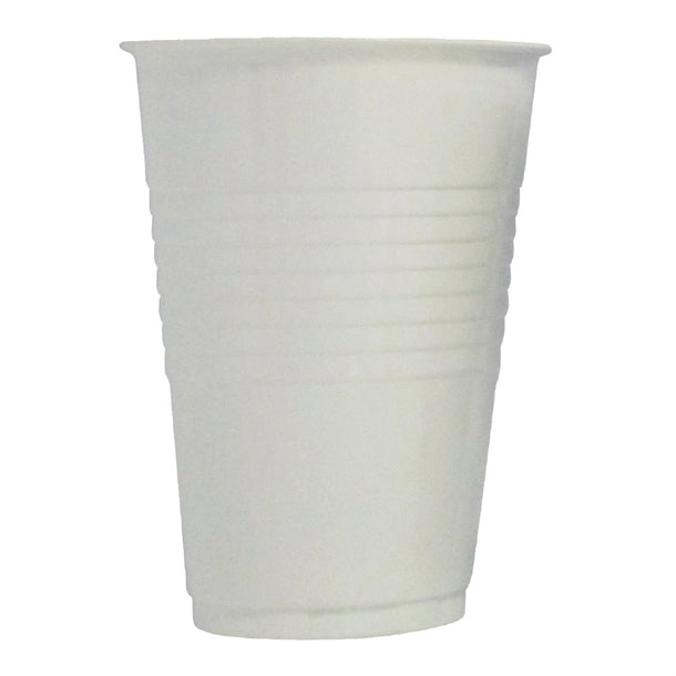 4 Aces White Tall Polystyrene Plastic Vending Cup 250ml (Pack of 2000) - GP727 Disposable Cups 4 Aces