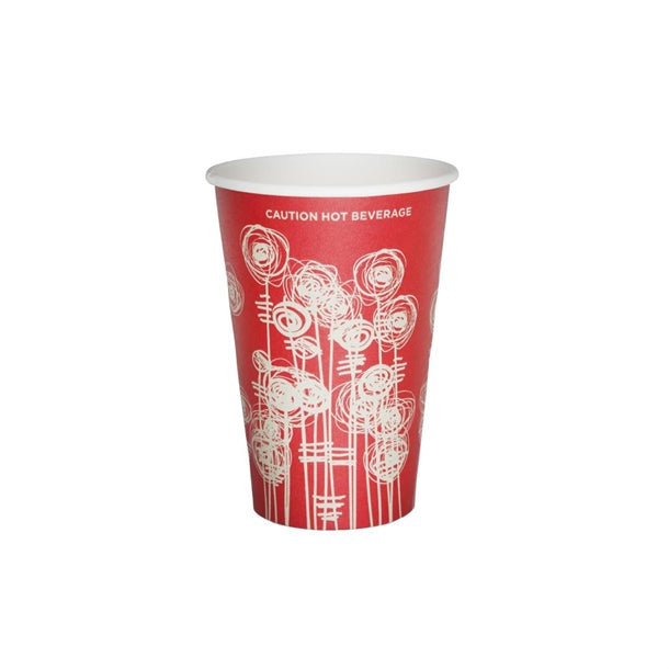 4 Aces Paper Vending Cups Swirl Design 250ml (Pack of 1000) - GP728 Disposable Cups 4 Aces