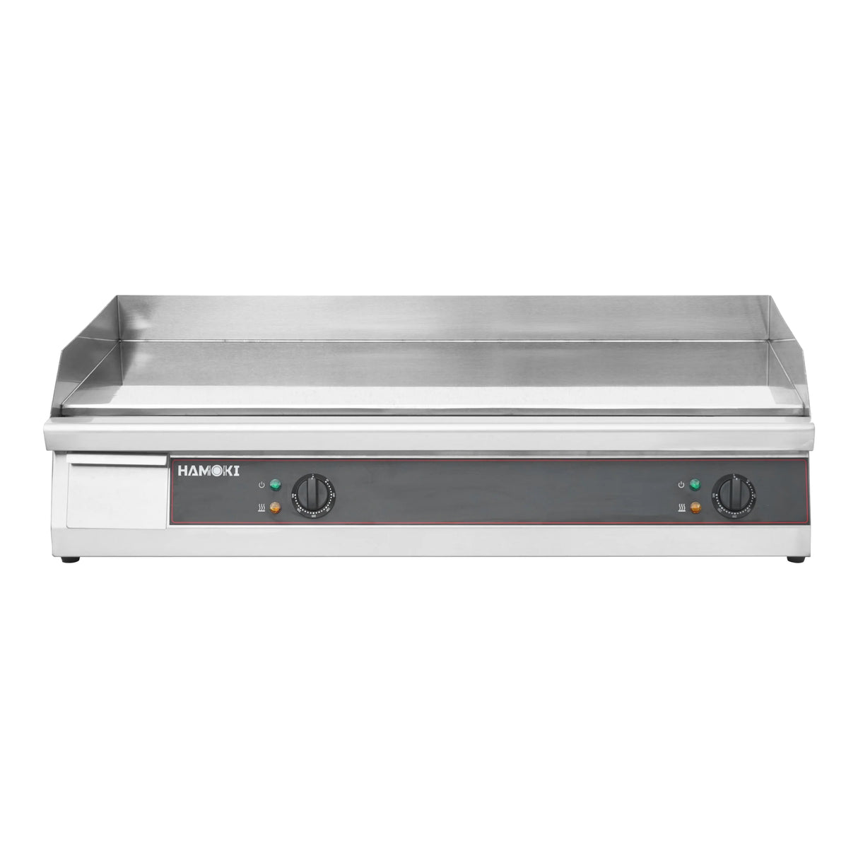 Hamoki 2 Burner Electric Flat Countertop Chrome Plated Griddle 1000mm Wide | 101106 Electric Griddles Hamoki