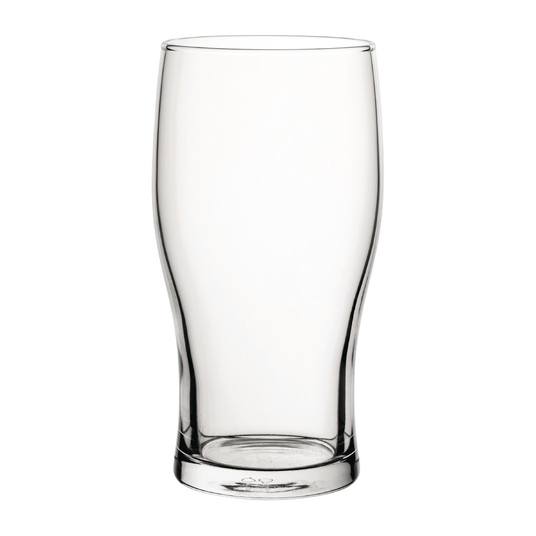 Utopia Tulip Nucleated Toughened Beer Glasses 570ml CE Marked (Pack of 48) - GR294 Beer Glasses Utopia