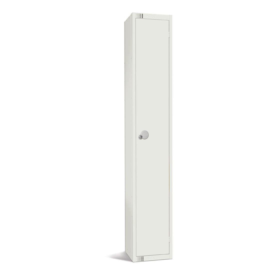 Elite Single Door Manual Combination Locker Locker White - GR309-CL Steel Lockers 450mm Deep Elite Lockers