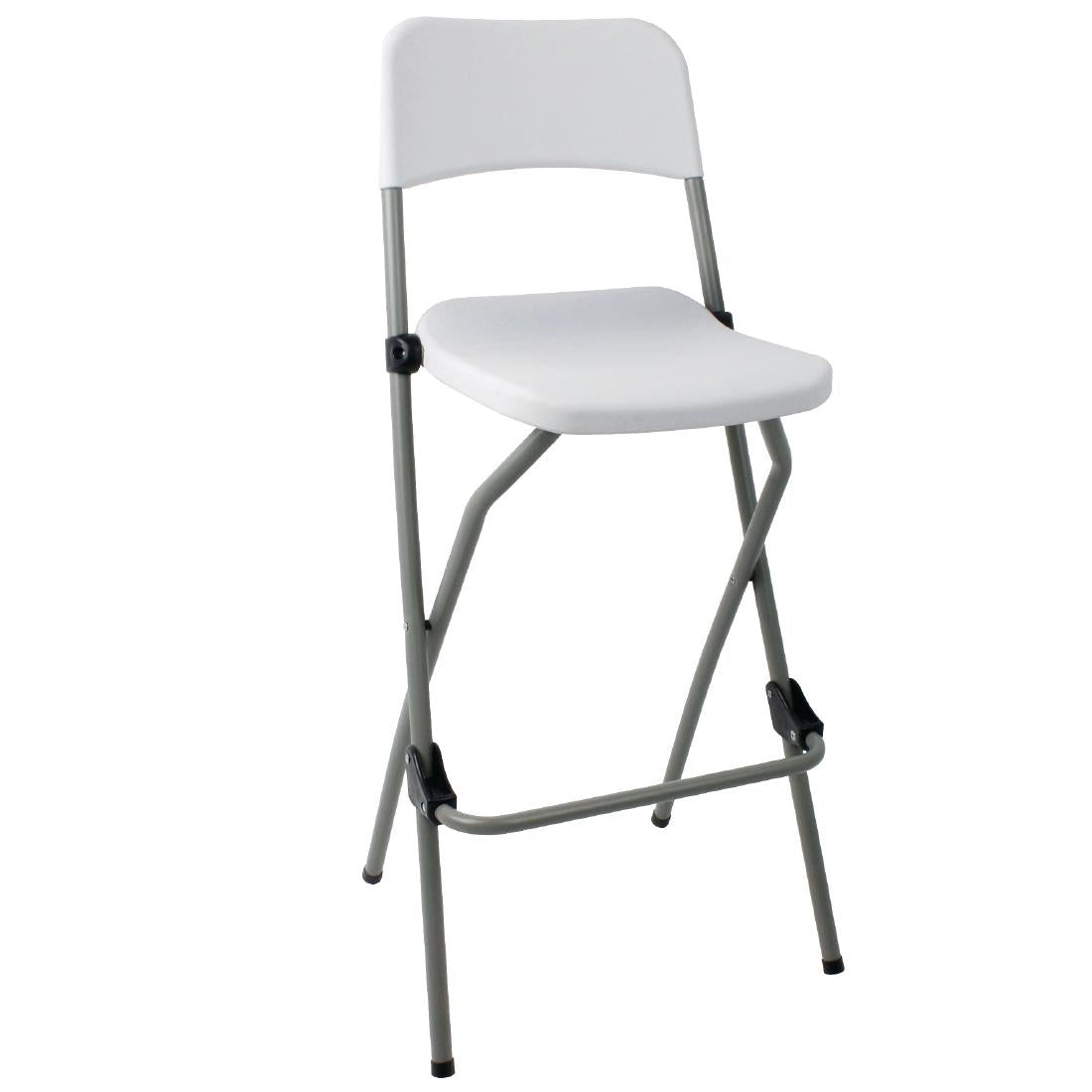 Bolero Folding High Stools (Pack of 2) - GR322 Plastic Bar Stools Bolero