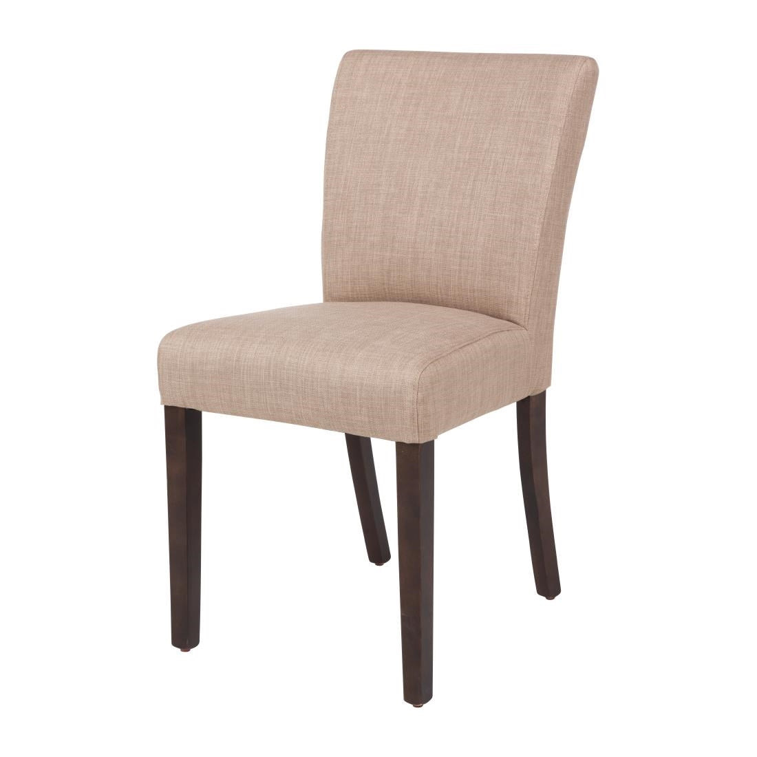 Bolero Contemporary Dining Chair Natural (Pack 2) - GR367 Upholstered Dining Chairs Bolero