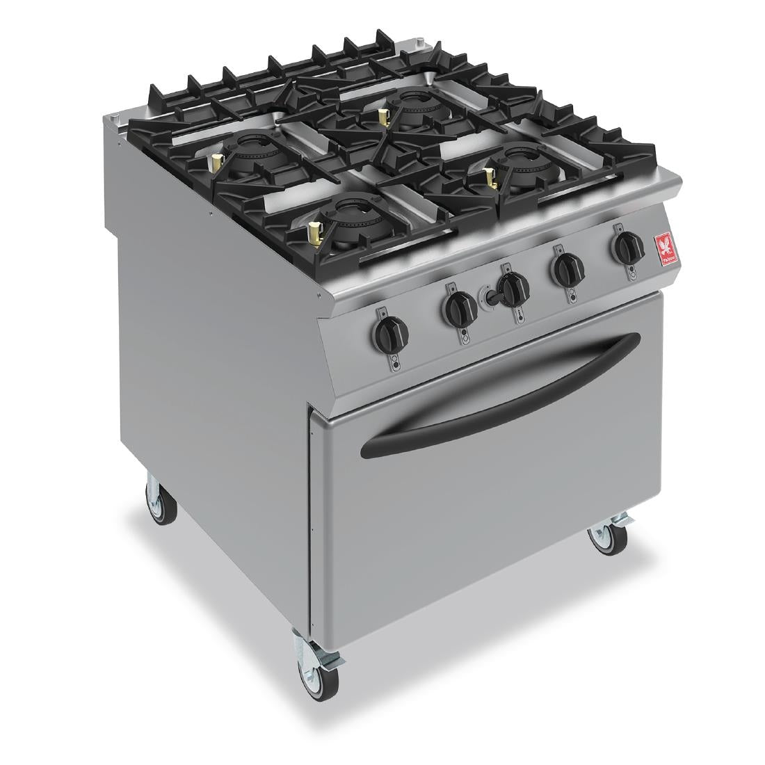 Falcon F900 Four Burner Oven Range on Castors Natural Gas G9184 - GR466-N Falcon
