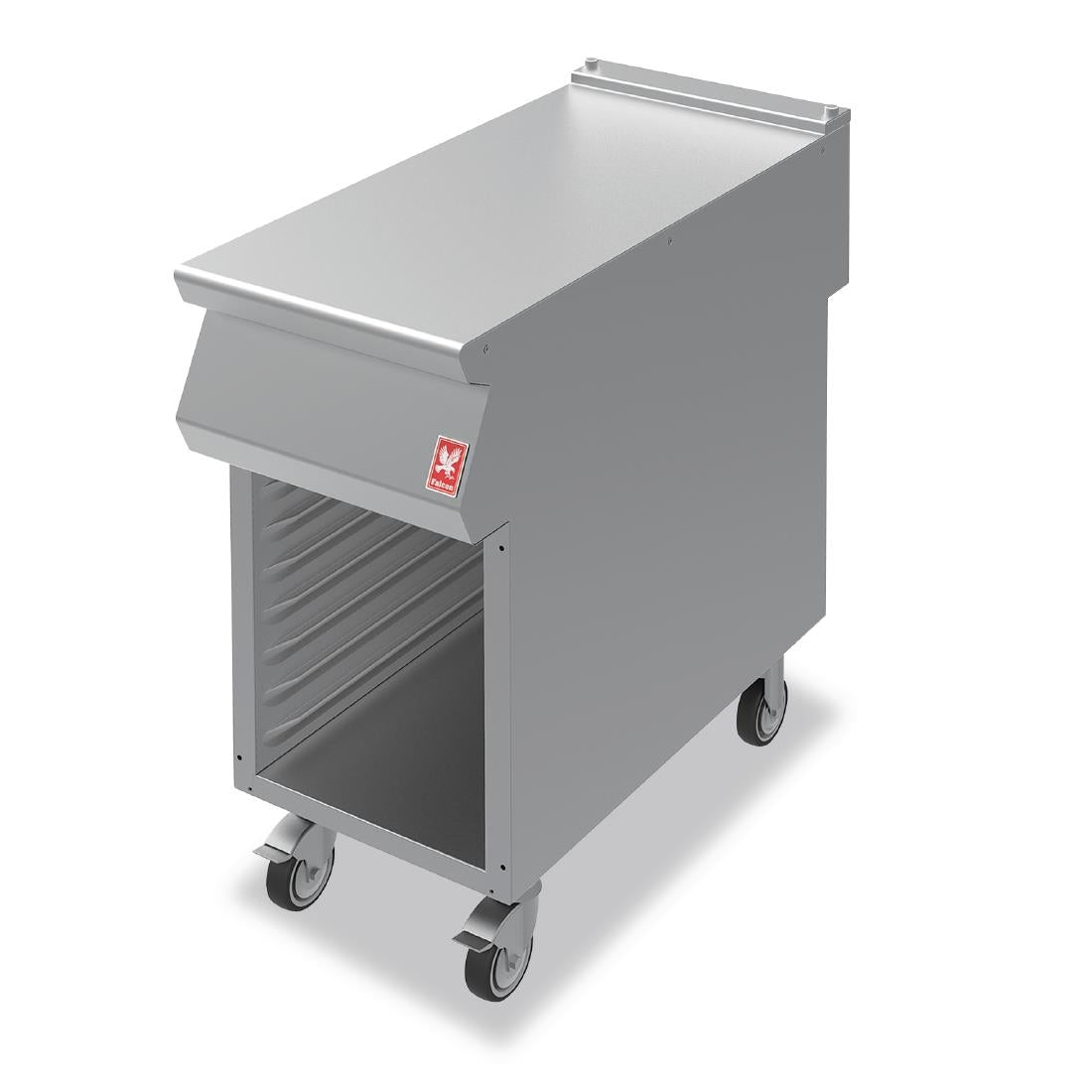 Falcon F900 Open Cabinet With Pressed Runners on Castors N941 - GR493 Falcon