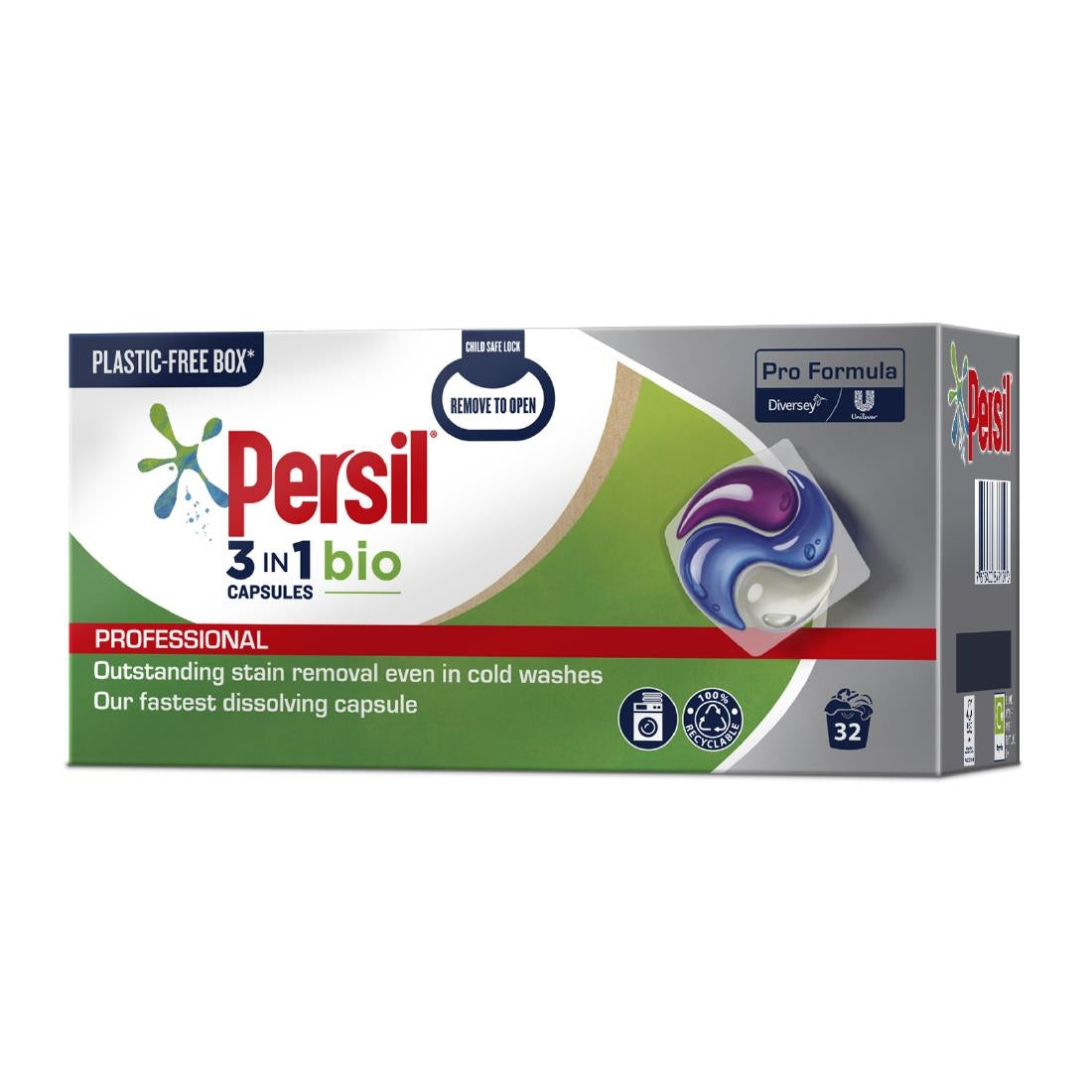 Persil Pro-Formula 3in1 Bio Laundry Capsules (Pack of 3x32) - GR915 Pro-Formula