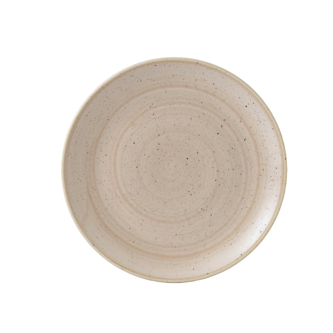 Churchill Stonecast Round Coupe Plates Nutmeg Cream 260mm (Pack of 12) - GR935 Plates Churchill