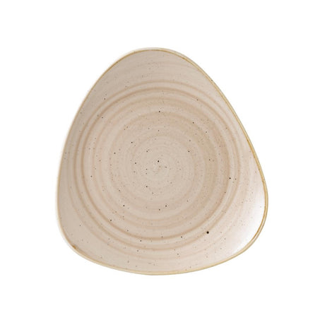 Churchill Stonecast Triangle Plates Nutmeg Cream 311mm (Pack of 6) - GR939 Plates Churchill