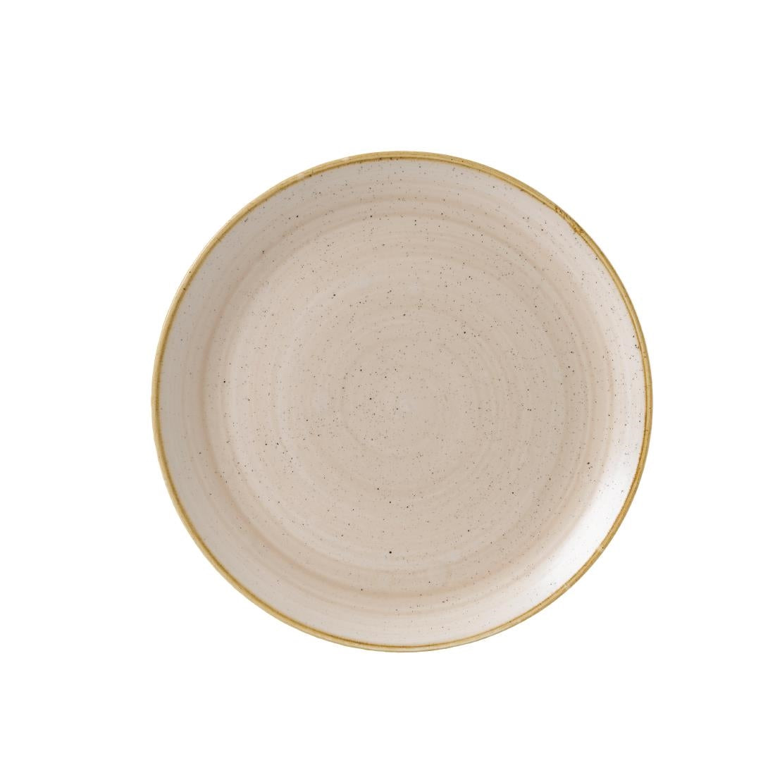 Churchill Stonecast Round Coupe Plates Nutmeg Cream 324mm (Pack of 6) - GR952 Plates Churchill