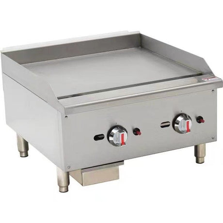 Hamoki 2 Burner Gas Countertop Griddle 604mm Wide - 101058 Gas Griddles Hamoki