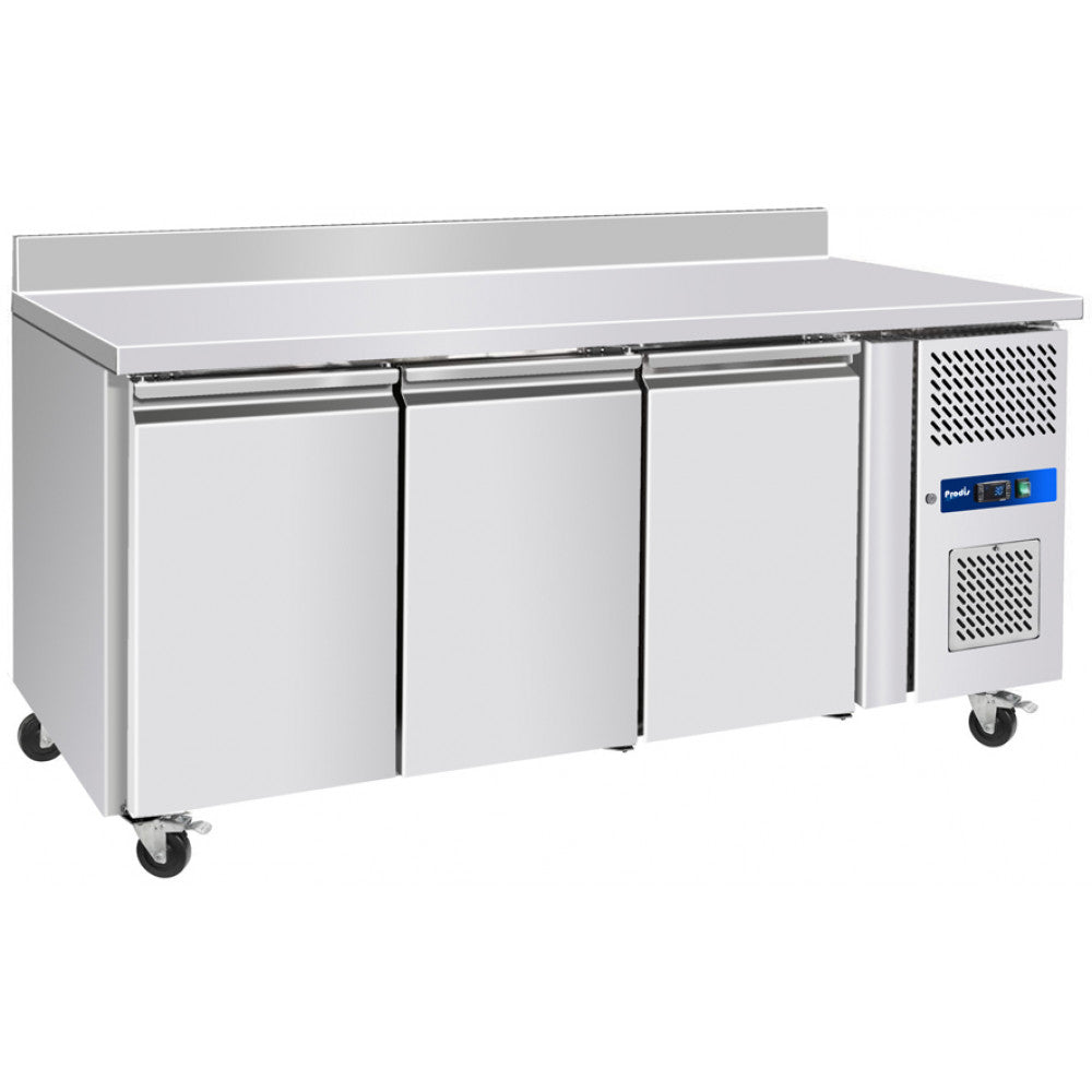 Prodis 3 Door Gastronorm Counter Freezer with Upstand Commercial | GRN-W3F Refrigerated Counters - Triple Door Prodis
