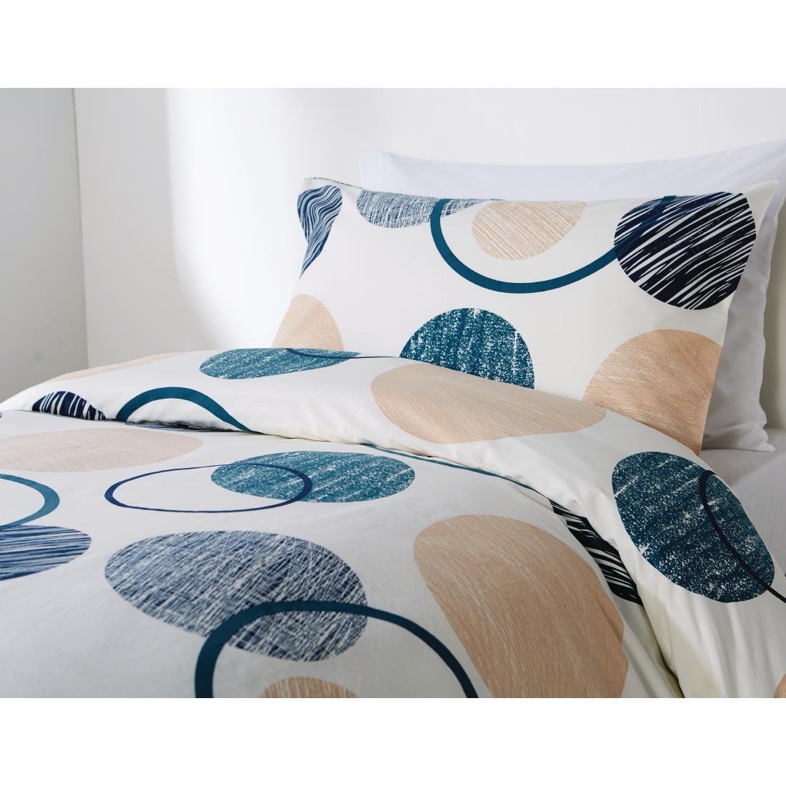 Mitre Essentials Eclipse Double Duvet Cover Blue - GU325 Mitre Essentials