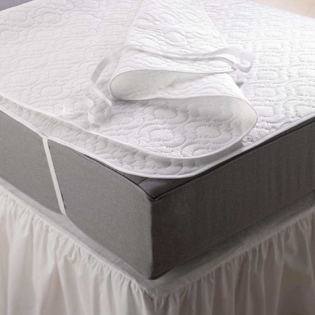 Mitre Essentials Quilted Polyproplene Mattress Protector Double - GU557 Mitre Essentials