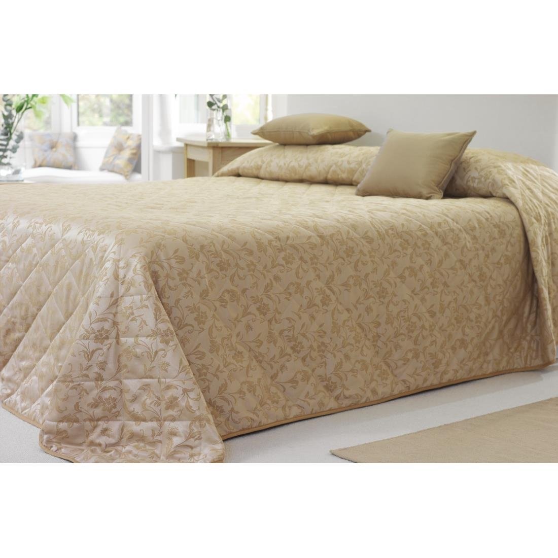 Mitre Essentials Sovereign Bedspread Gold Super King - GW263 Mitre Essentials