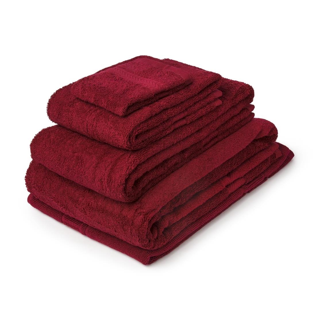Mitre Essentials Nova Hand Towel Wine - GW389 Mitre Essentials