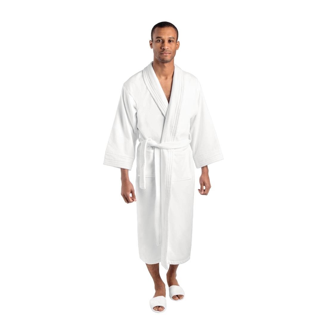 Mitre Luxury Ambassador Large Bathrobe White - GW400 Mitre Luxury