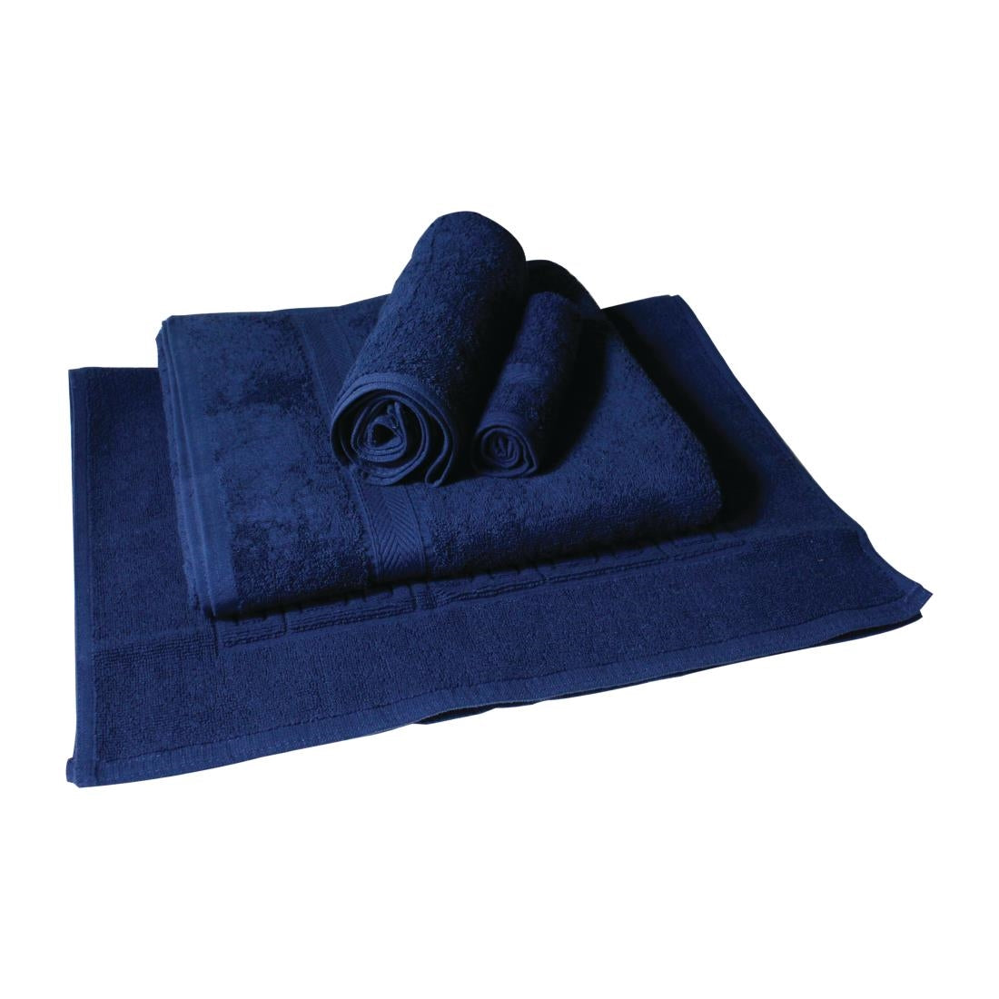 Mitre Essentials Nova Colour Towel Set Navy - HB538 Mitre Essentials