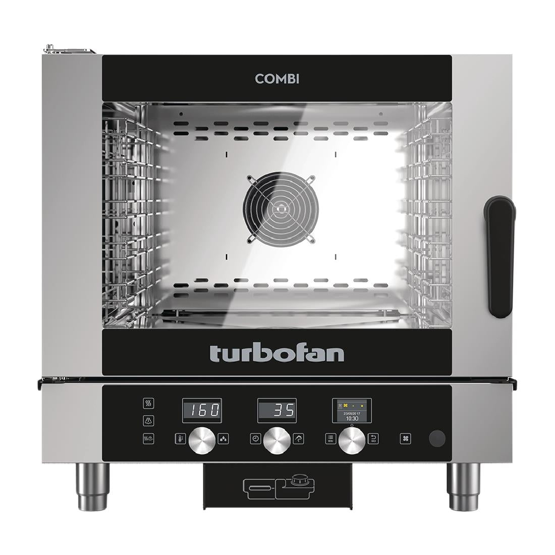 Blue Seal Turbofan 5 Grid Touch Control Combi Oven With Auto Wash EC40D5 - HC002 Combination Ovens Blue Seal