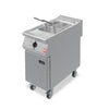 Falcon F900 Single Tank Twin Basket Free Standing Electric Fryer on Castors E9341 - HC100 Freestanding Electric Fryers Falcon