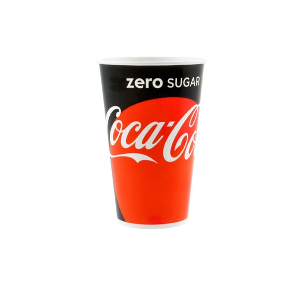 Coke Zero Cold Cups 16oz (Pack of 1000) - HC194 Disposable Glasses Coke Zero