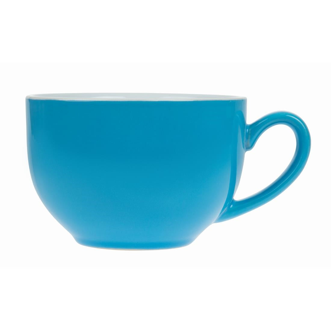 Olympia Cafe Cappuccino Cup Blue - 340ml 11.5fl oz (Box 12) - HC404 Cups and Mugs Olympia