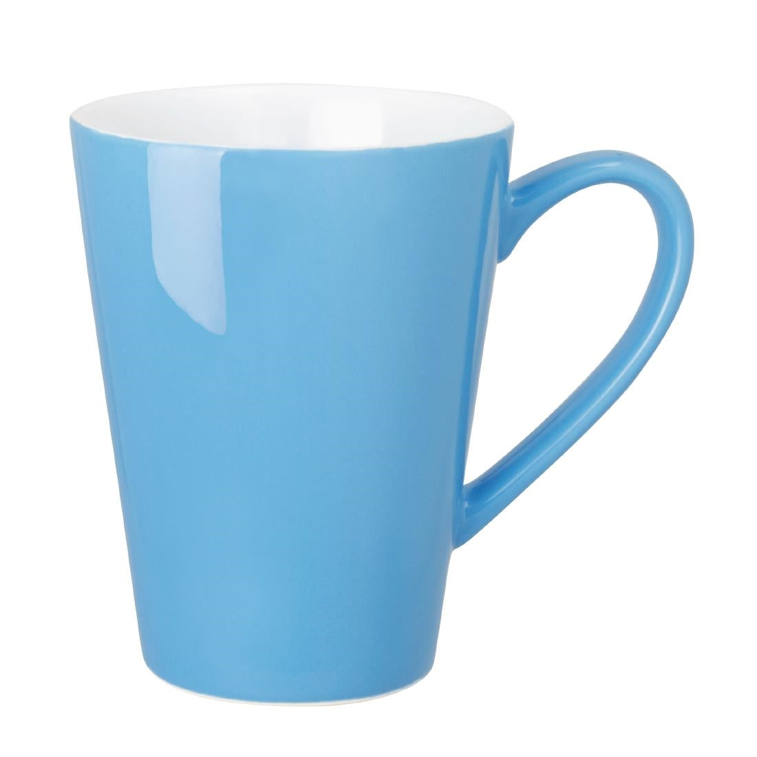 Olympia Cafe Latte Cup Blue - 340ml 11.5fl oz (Box 12) - HC408 Cups and Mugs Olympia