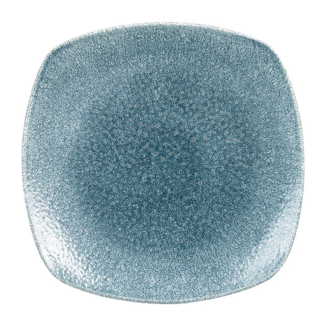 Churchill Studio Prints Raku Square Plates Topaz Blue 252mm (Pack of 12) - HC782 Plates Churchill