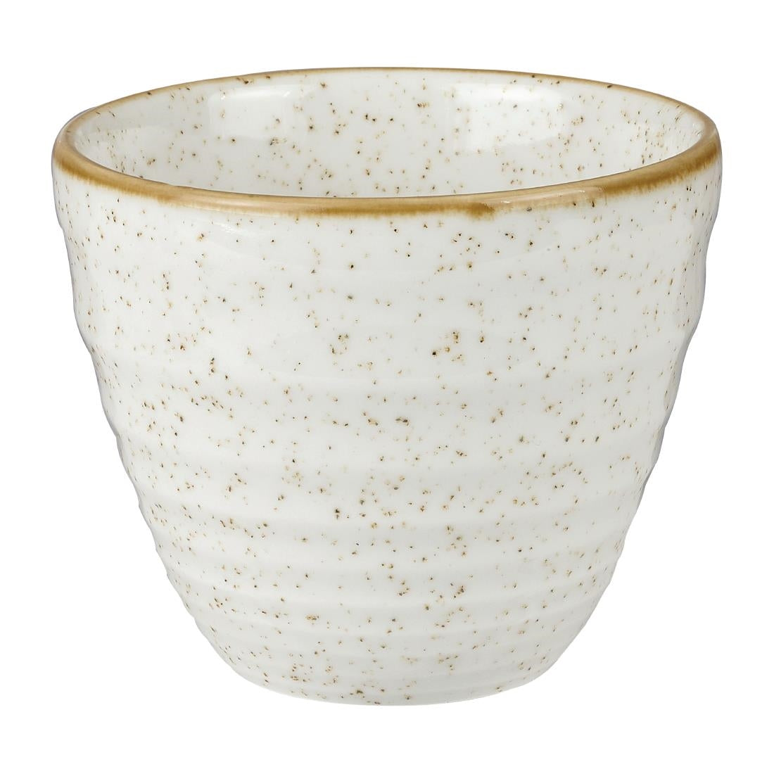 Churchill Stonecast Round Chip Mugs Barley White Ripple 285ml (Pack of 12) - HC828 Churchill Super Vitrified Churchill
