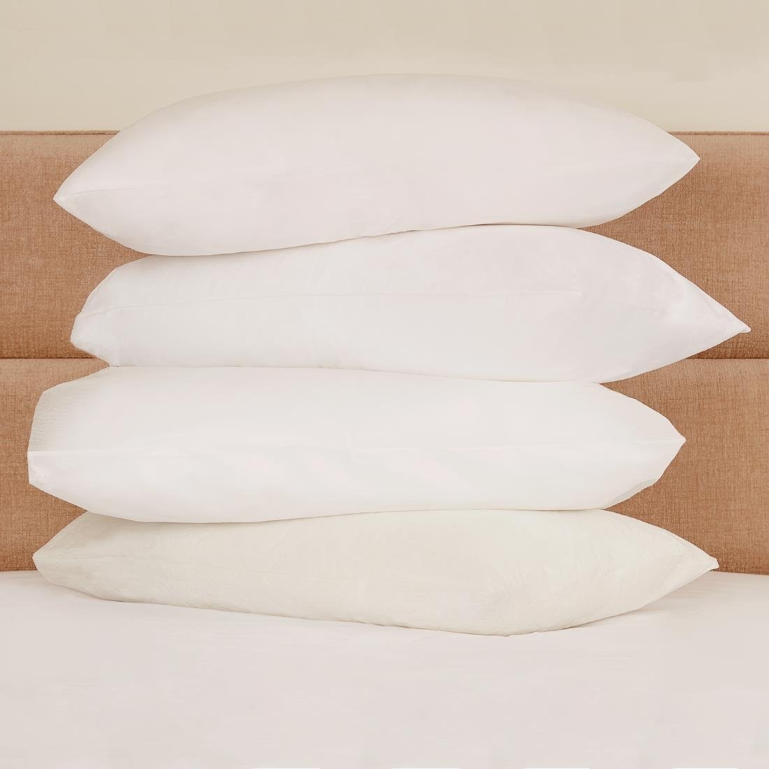 Mitre Essentials Polypropylene Pillow Protector White - HD046 Mitre Essentials