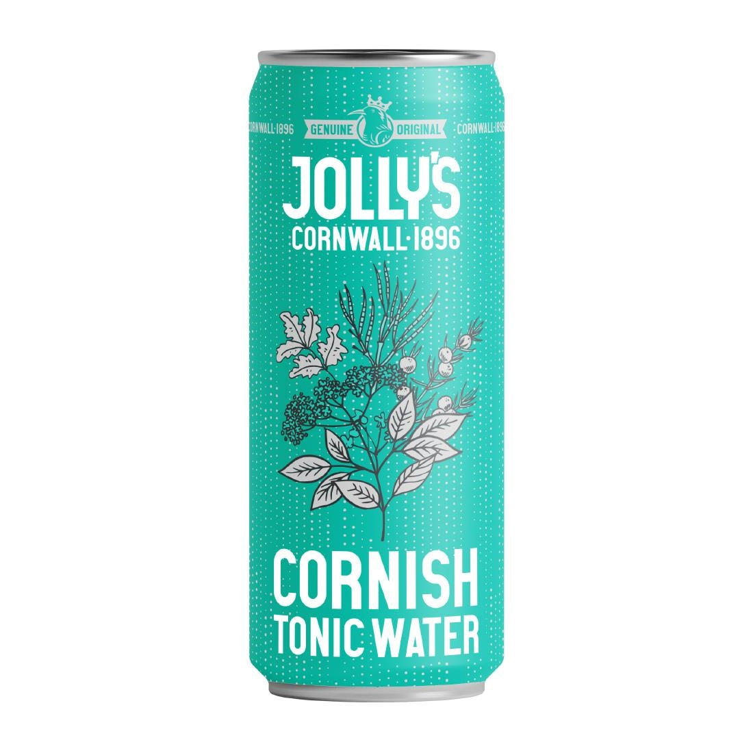 Jolly's Cornish Tonic Water Cans 200ml (Pack of 24) - HN947 Jolly's