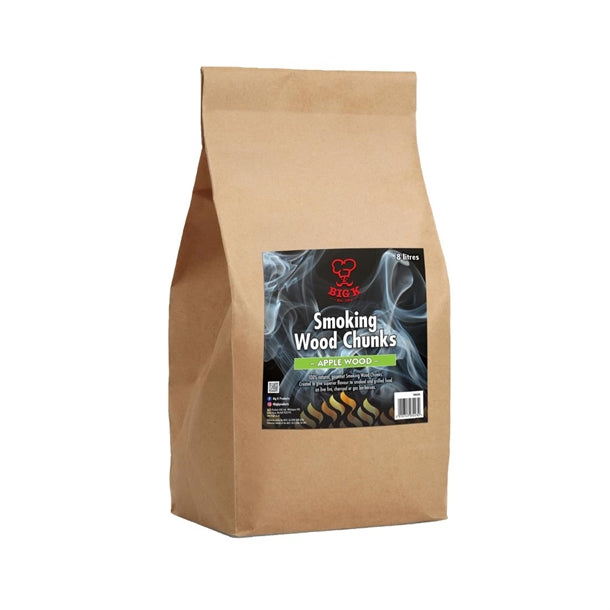 Big K Smoking Wood Chips Apple Wood Chunks 8Ltr - HP292 Big K
