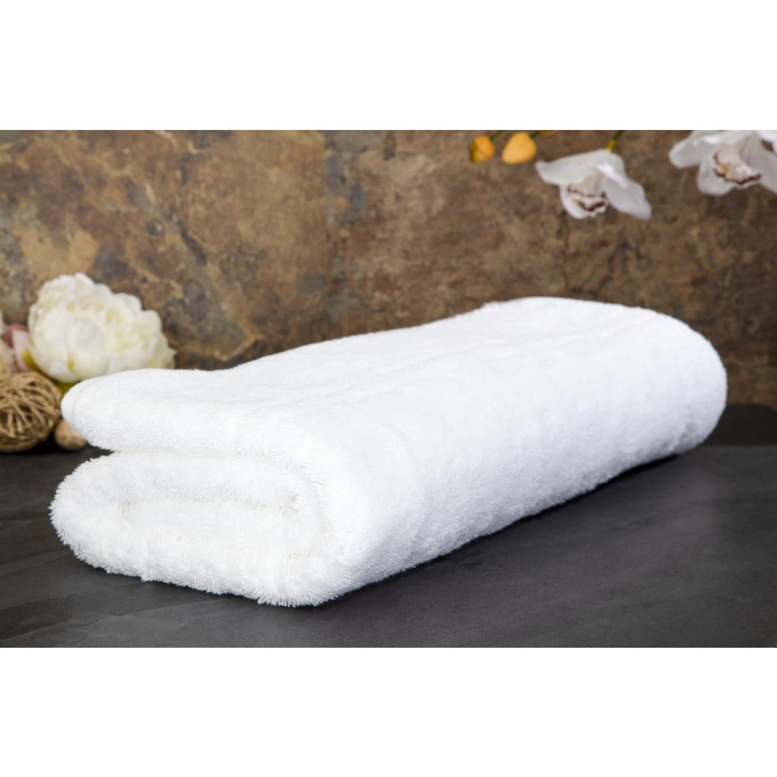 EcoKnit Bath Sheet White, 650gsm - HP390 Non Branded