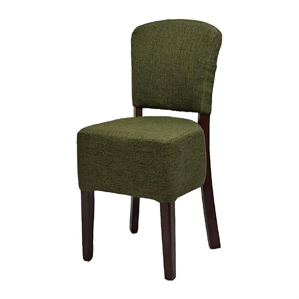 Hanoi Dining Chair In Dark Walnut with Shetland Forest Seatpad (Pack of 2) - HP757 All Chairs Everyday