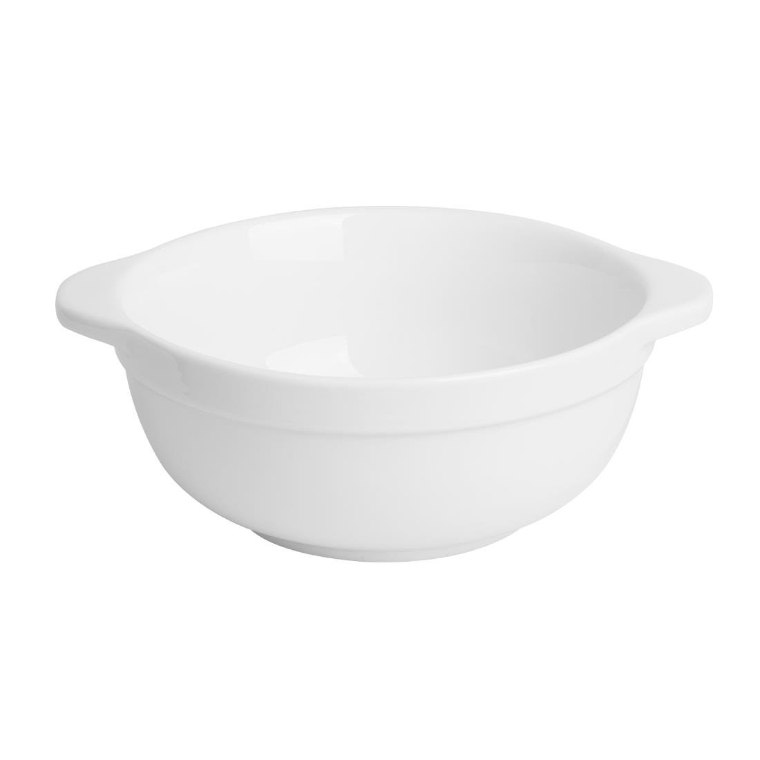 Olympia Whiteware Eared Bowls 640ml (Pack of 4) - HP854 Bowls Olympia