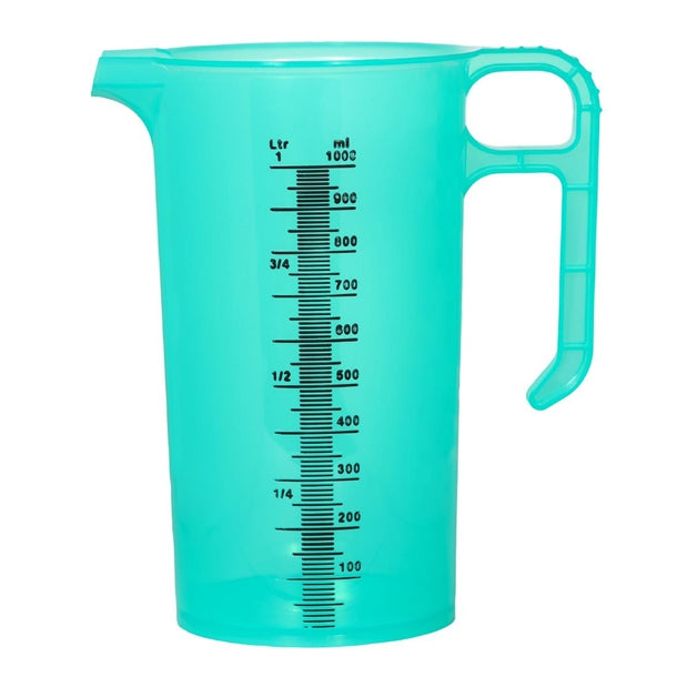 Pro-Measures Polypropylene Measuring Jug Green 1Ltr - HP863 Pro-Measures