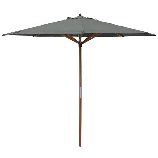 Rowlinson Willington Wooden Parasol Grey 2.7m - HP883 Rowlinson