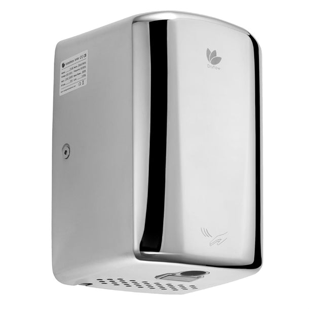 Dryflow Turboforce Junior PLUS Hand Dryer Polished Chrome - HP908 Dryflow