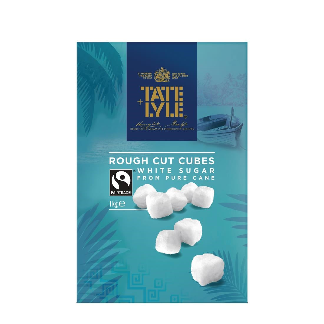 Tate & Lyle Rough Cut White Sugar Cubes 1kg - HP982 Tate & Lyle