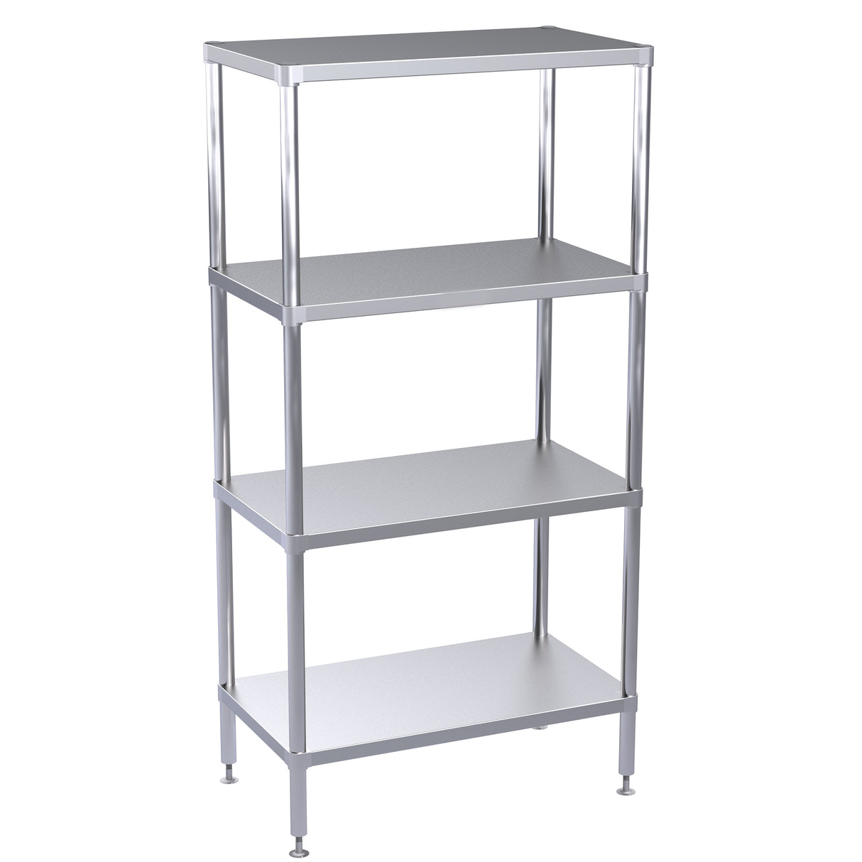 Hallco Shelving/Racking 4 Tier | HR0900 Chrome Wire Shelving and Racking Hallco
