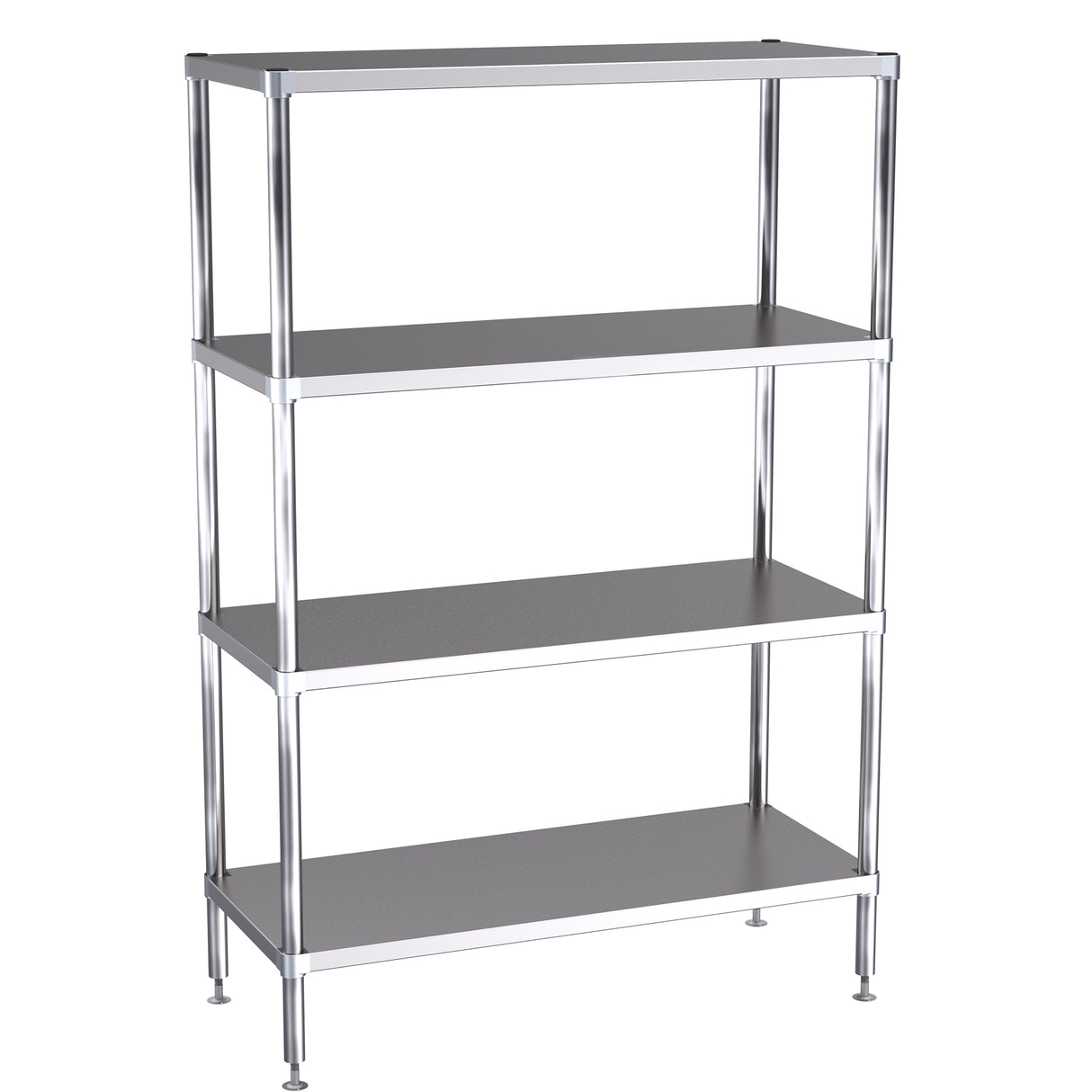 Hallco Shelving/Racking 4 Tier | HR1200 Chrome Wire Shelving and Racking Hallco