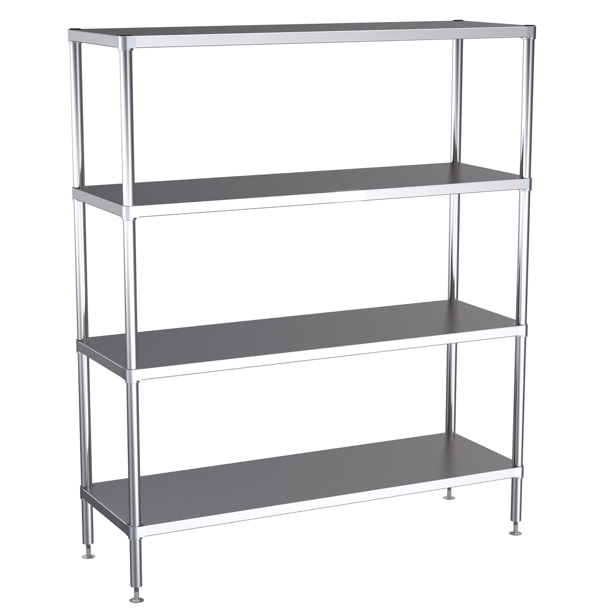 Hallco Shelving/Racking 4 Tier | HR1500 Chrome Wire Shelving and Racking Hallco