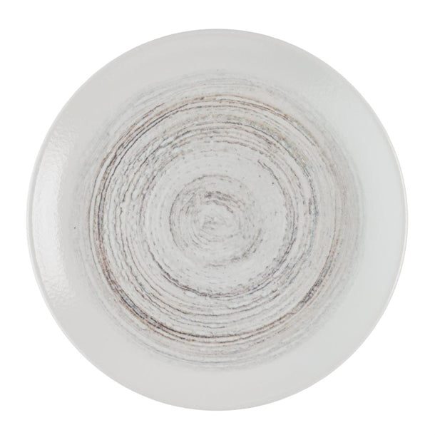 Churchill Elements Dune Evolve Coupe Plates 220mm (Pack of 12) - HR318 Plates Churchill Super Vitrified