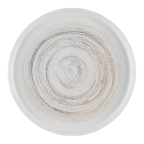 Churchill Elements Dune Walled Plates 210mm (Pack of 6) - HR323 Plates Churchill Super Vitrified